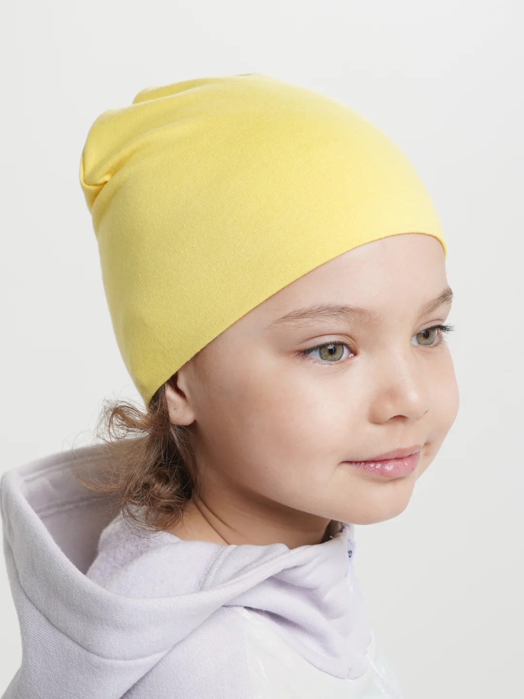 Золотой детская двухслойная шапочка 1-5 лет для девочек хлопок