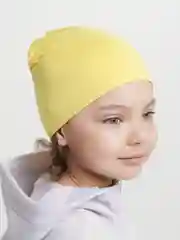 Золотой детская двухслойная шапочка 1-5 лет для девочек хлопок