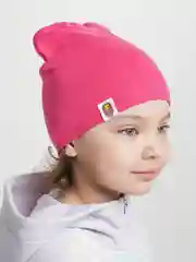Вишнёвый детская двухслойная шапочка 1-5 лет для девочек хлопок