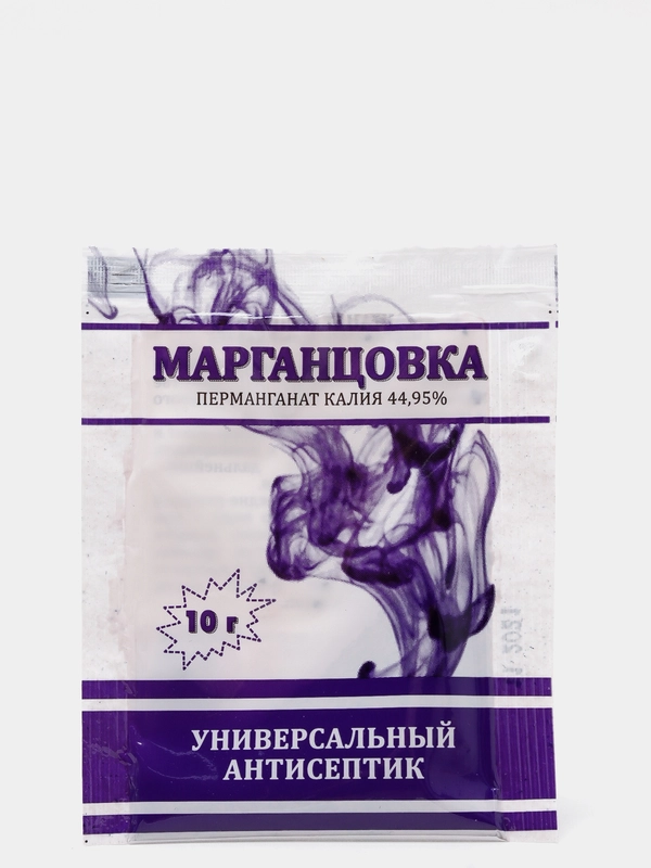 Перманганат калия (марганцовка), 44,95%, 10 г, vvv