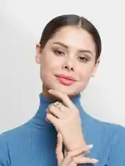 Кольцо геометрическое, плетеное, серебряное