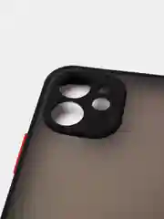 Черный противоударный чехол для iPhone 11, 12, 13, Pro, ProMax, Mini, с защитой камеры