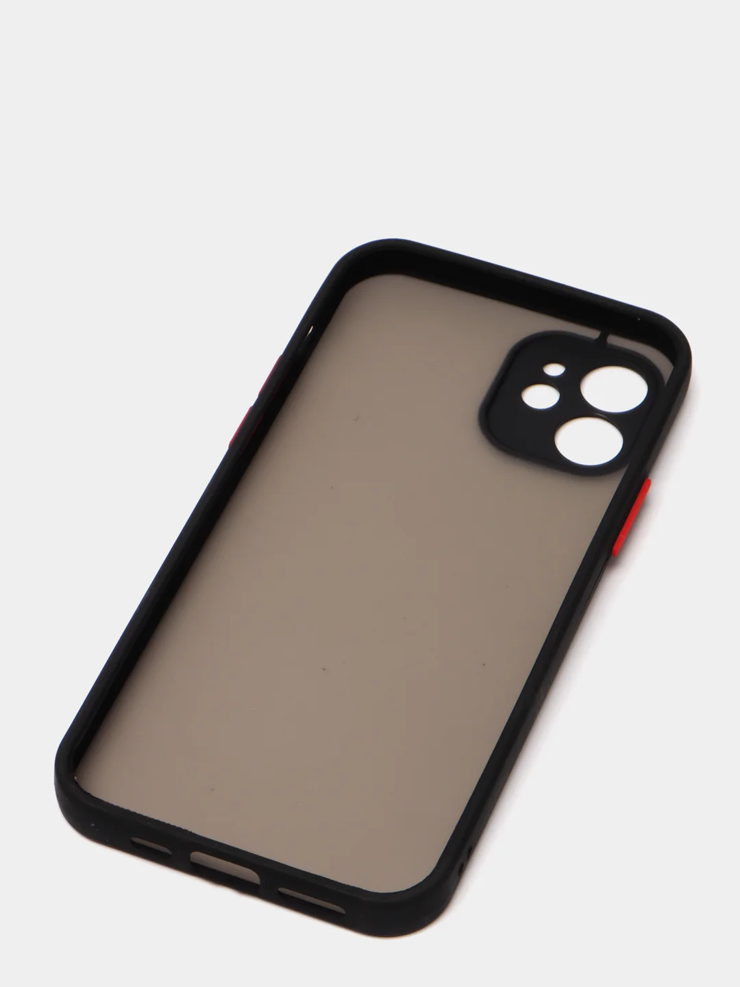 Черный противоударный чехол для iPhone 11, 12, 13, Pro, ProMax, Mini, с защитой камеры