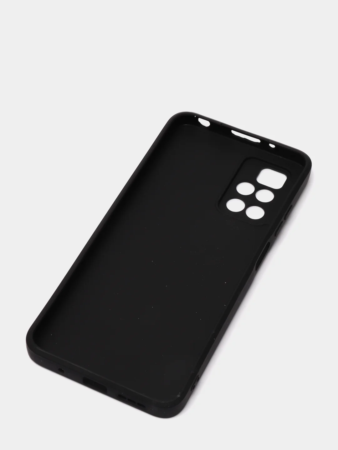Черный чехол для Xiaomi Redmi 10 силиконовый