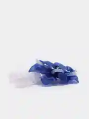 Индиго бант с резинкой ручной работы