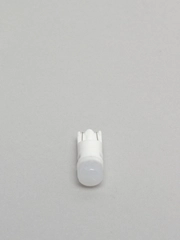 Светодиодная габаритная LED лампа W5W / T10 бесцокольная  керамическая  свет чистый белый