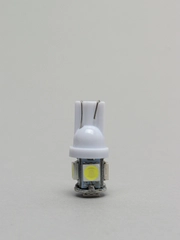 Лампа габаритная W5W T10 LED светодиодная 5 SMD белая, диодная