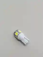 Лампа габаритная W5W T10 LED светодиодная 5 SMD белая, диодная