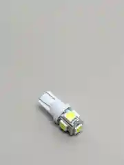 Лампа габаритная W5W T10 LED светодиодная 5 SMD белая, диодная