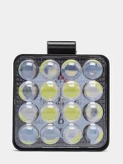 Линзованная вспышка ФСО ДХО LED 48W светодиодная, противотуманная фара