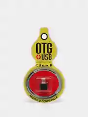 Черный адаптер OTG + micro USB