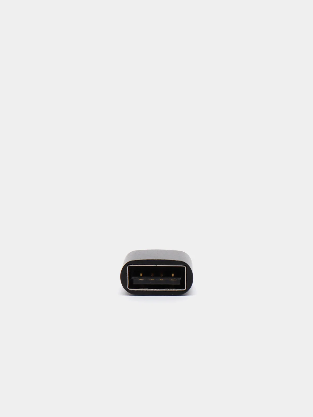 Черный адаптер OTG + micro USB