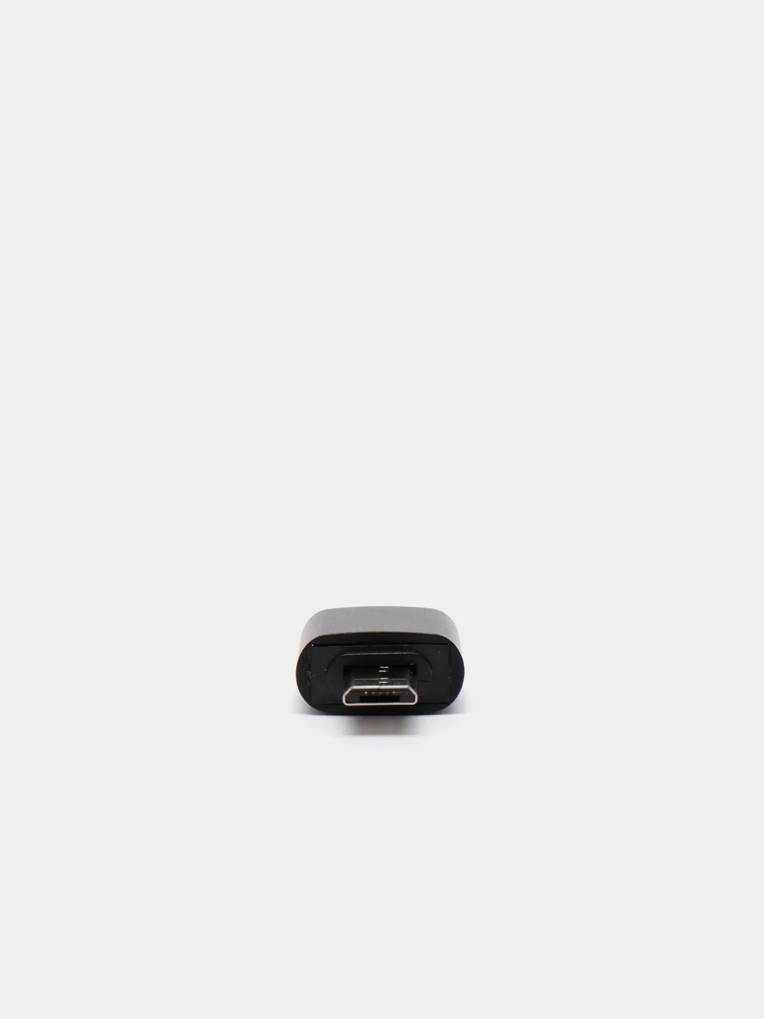 Черный адаптер OTG + micro USB