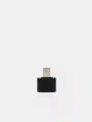 Черный адаптер OTG + micro USB