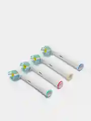 Светло-жёлтый насадки для электрической зубной щетки Oral B/ для зубных щёток Oral-b,  набор из 4 шт
