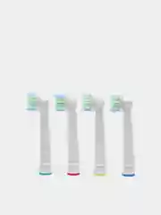 Светло-жёлтый насадки для электрической зубной щетки Oral B/ для зубных щёток Oral-b,  набор из 4 шт