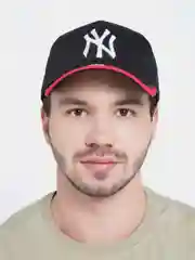 Черный бейсболка черная, унисекс