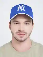 Синий бейсболка черная, унисекс