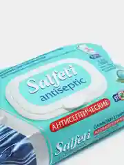 Салфетки антисептические Salfeti, с клапаном, 72 штуки