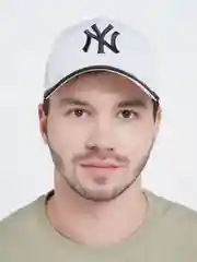 Белый бейсболка черная, унисекс