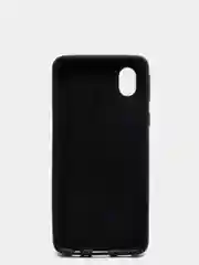 Угольный чехол Samsung Galaxy A01 Core, Самсунг Галакси А01 Кор черный силиконовый под кожу
