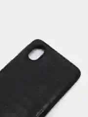 Угольный чехол Samsung Galaxy A01 Core, Самсунг Галакси А01 Кор черный силиконовый под кожу