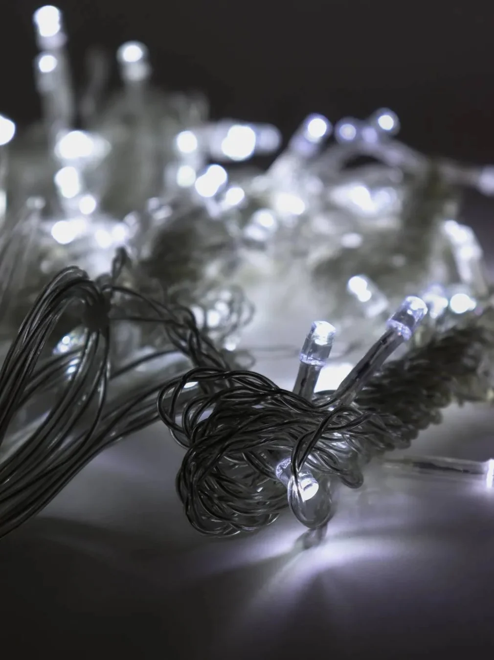 Белый электрогирлянда-занавес, светодиодная, 320 LED-лампочек, 3х2 м