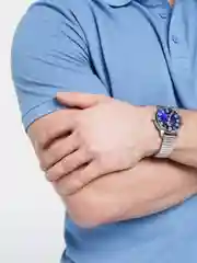 Индиго часы мужские наручные, браслет-резинка