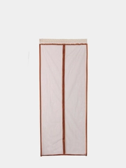 Сетка антимоскитная для дверей, 100x210 см, на магнитах, цвет коричневый