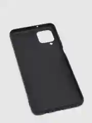 Черный чехол силиконовый для Samsung Galaxy A12 / M12 ( Самсунг А12 / М12)
