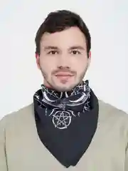 Бандана с принтом Пентаграмма