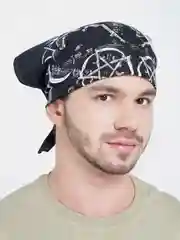 Бандана с принтом Пентаграмма