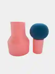 Белый косметический спонж для макияжа в форме капли, подарочный набор, спонж с контейнером
