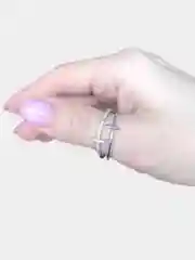Кольцо с крестиком из фианитов, Xuping