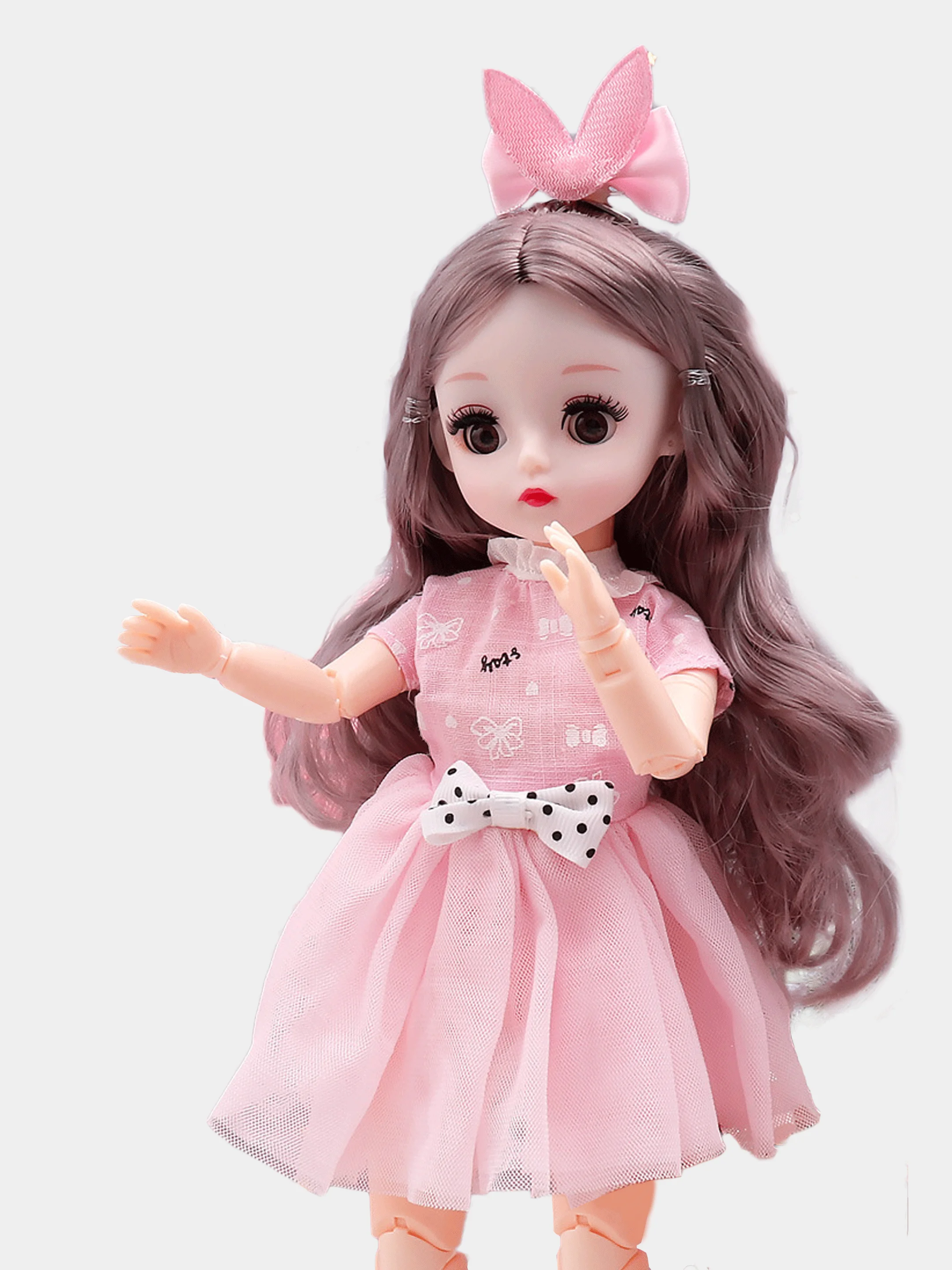 Розовый кукла Cutie Princess шарнирная, 30 см