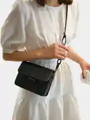 Черный сумка женская, кроссбоди