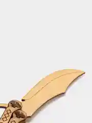 Алый нож бабочка, деревянный