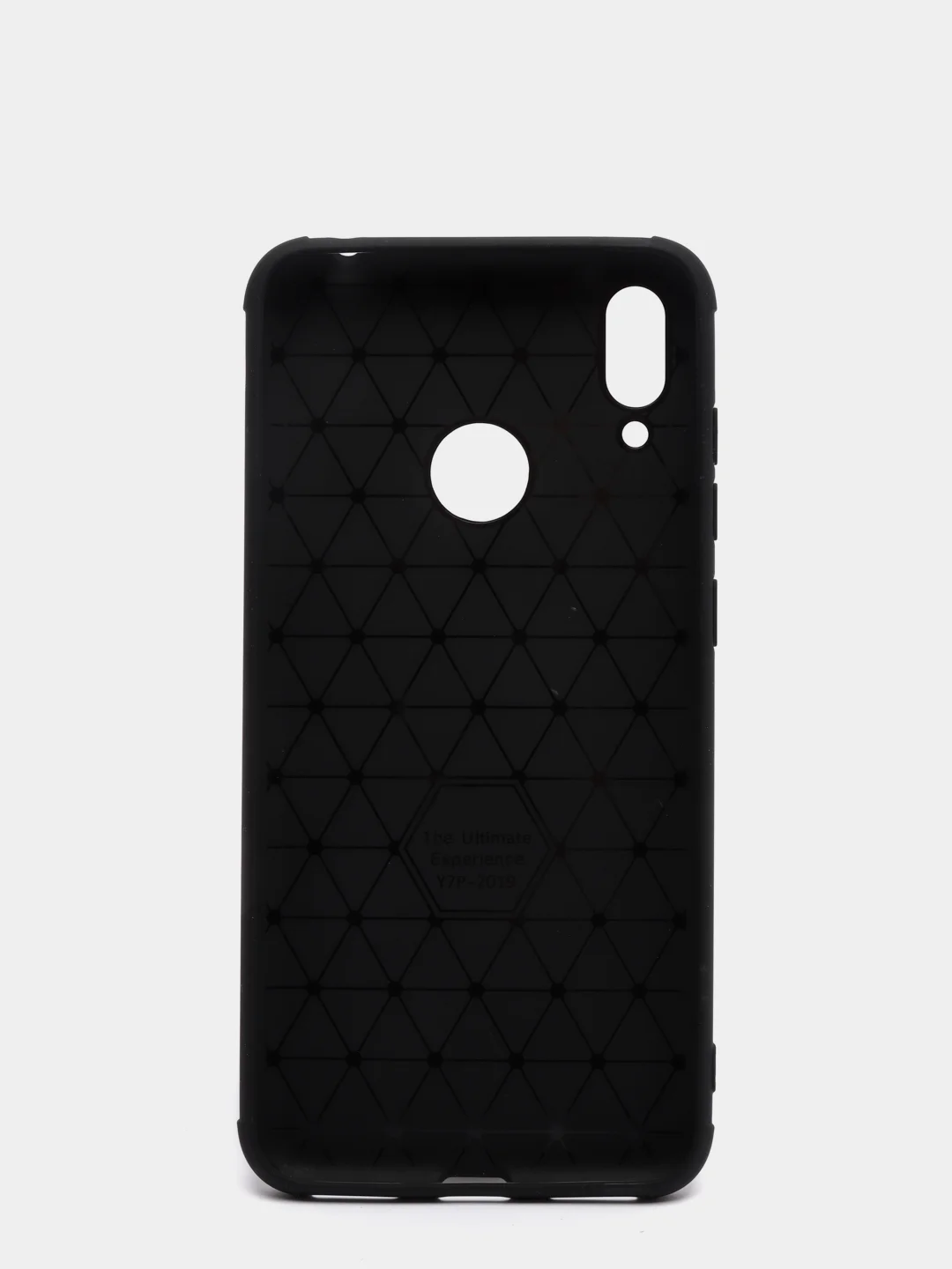 Угольный чехол для Huawei Y7 2019, черный