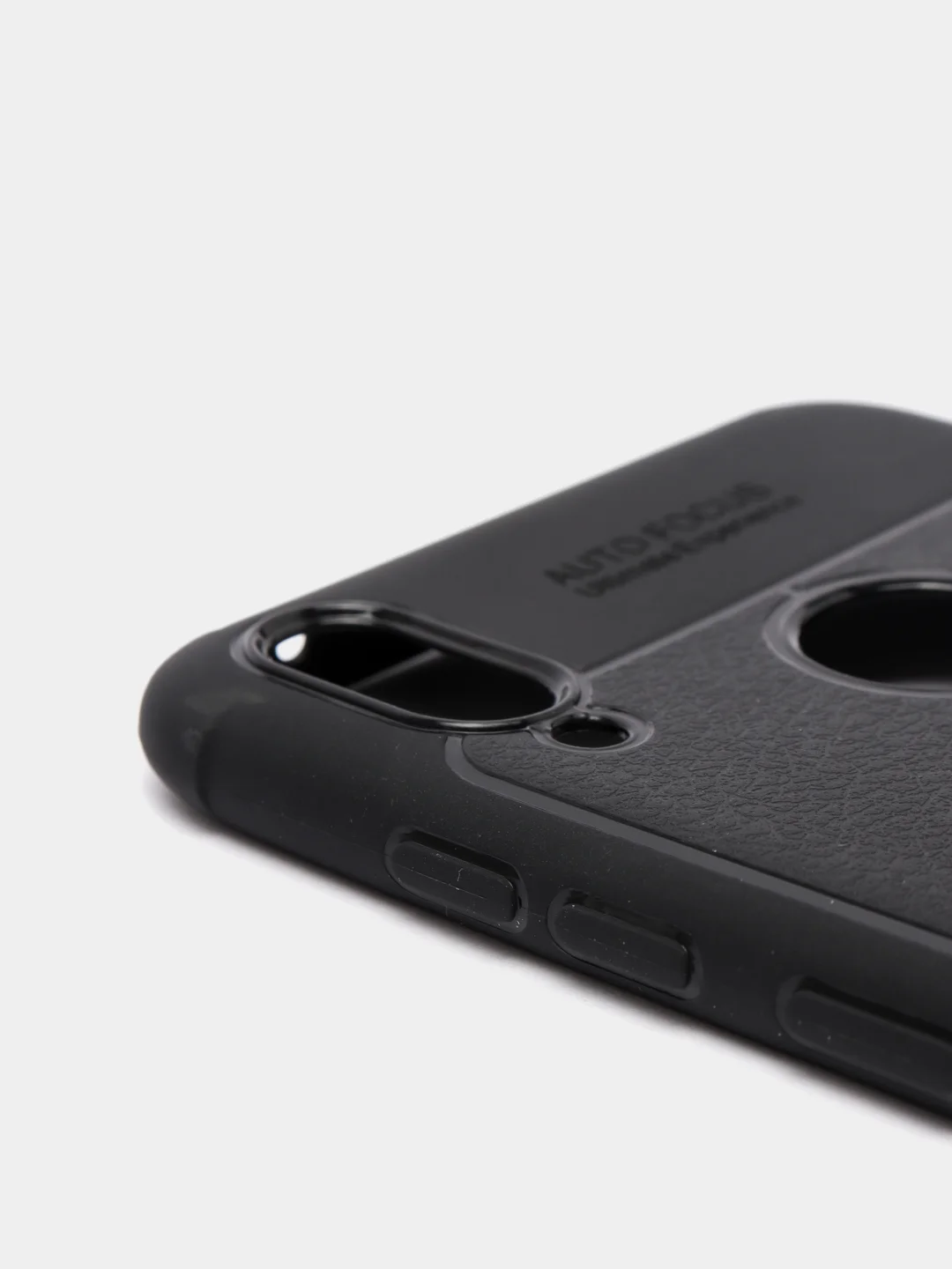 Угольный чехол для Huawei Y7 2019, черный