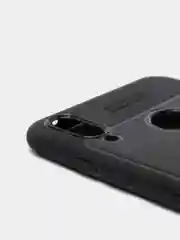 Угольный чехол для Huawei Y7 2019, черный