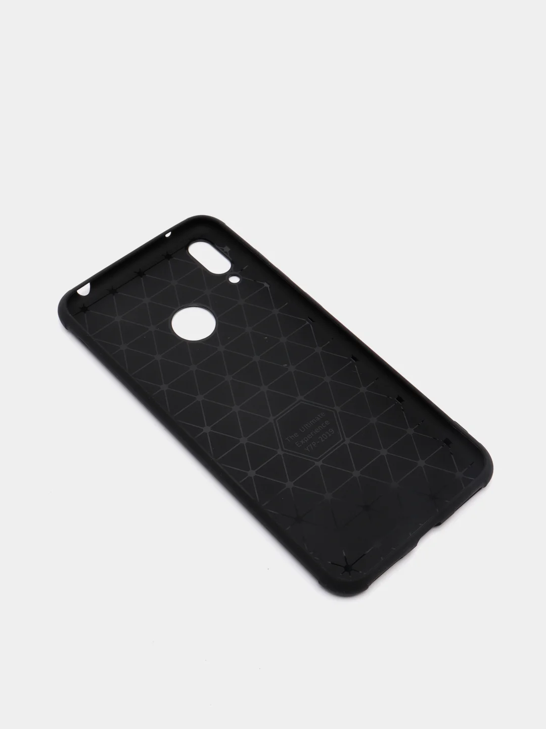 Угольный чехол для Huawei Y7 2019, черный
