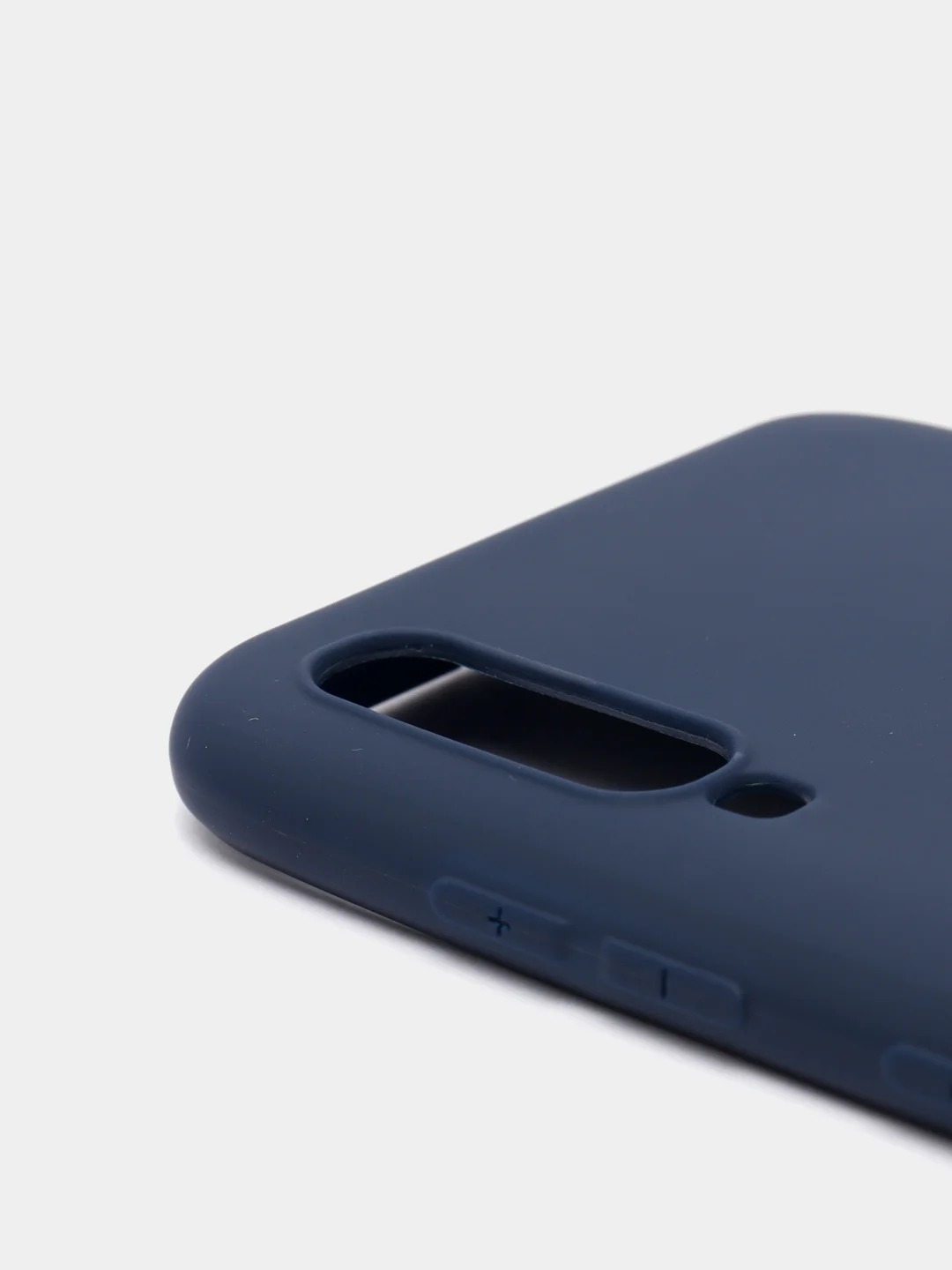Темно-синий чехол для Samsung Galaxy A70 силиконовый (Самсунг Галакси А70)