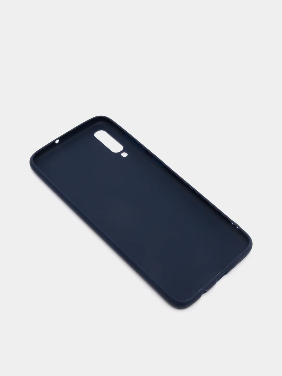 Темно-синий чехол для Samsung Galaxy A70 силиконовый (Самсунг Галакси А70)