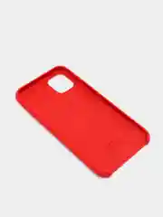 Красный чехол Silicone Case для iPhone 11, с открытым низом