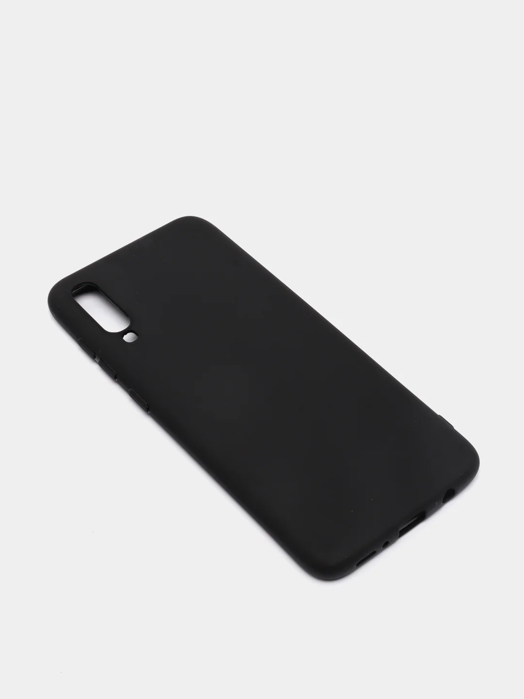 Черный чехол для Samsung Galaxy A70 силиконовый (Самсунг Галакси А70)