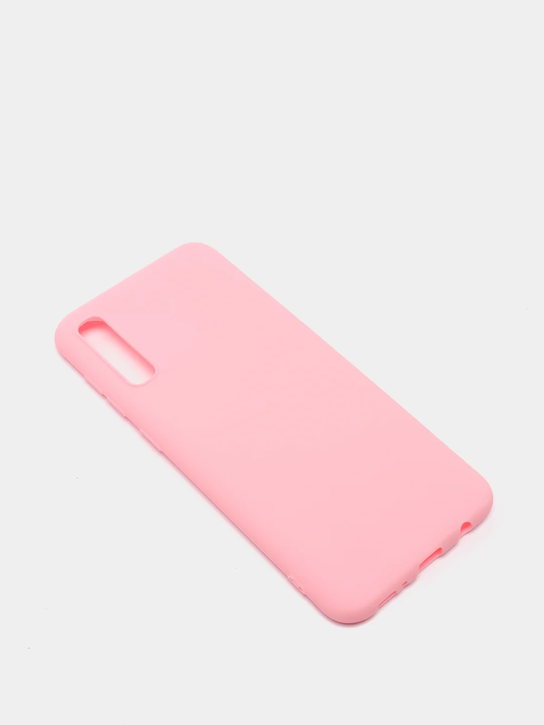Розовый чехол Samsung Galaxy A50 / A50s / A30s / Самсунг Галакси А50 силиконовый цветной матовый