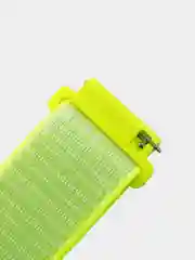 Салатовый ремешок на липучке Плетеный нейлоновый/для Xiaomi Amazfit Bip/Huawei/Samsung 20 мм(не22мм)
