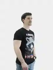 Футболка с принтом, мужская
