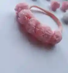 Розовый детская повязка для волос