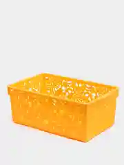 Оранжевый корзинка ажурная 36*24*14см